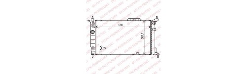 delphi Radiator, engine cooling delphi